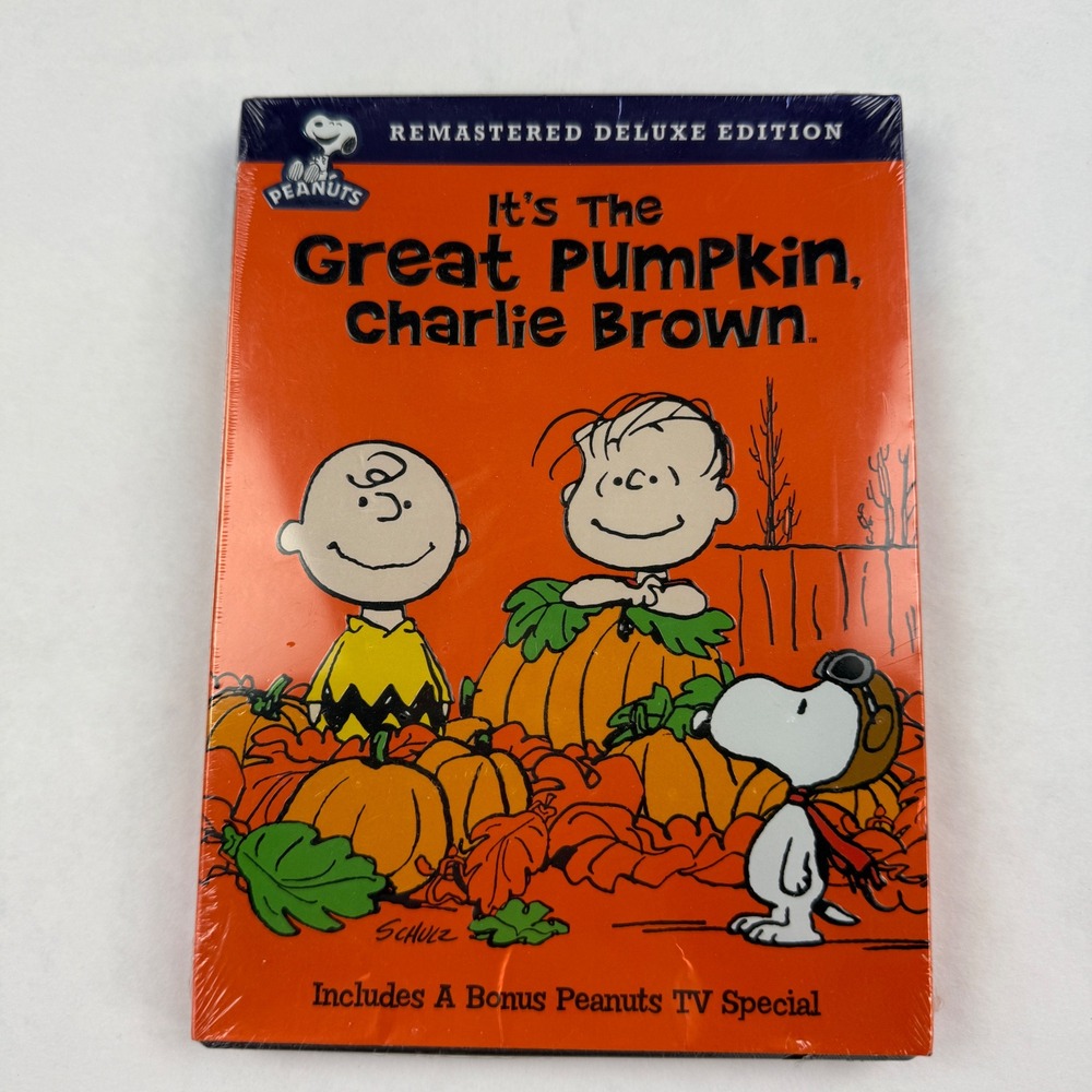 It's The Great Pumpkin Charlie Brown RARE DVD Remaster‎ Deluxe Edition Slip Case